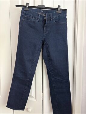 Tory Burch Dark Blue Cropped Women's Jeans